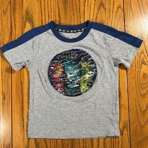 PJ Masks Hologram T-shirt (Boys 5T / NP5) Gray & Blue Graphic Tee
